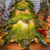 MCM Christmas tree spaghetti lucite light lamp
