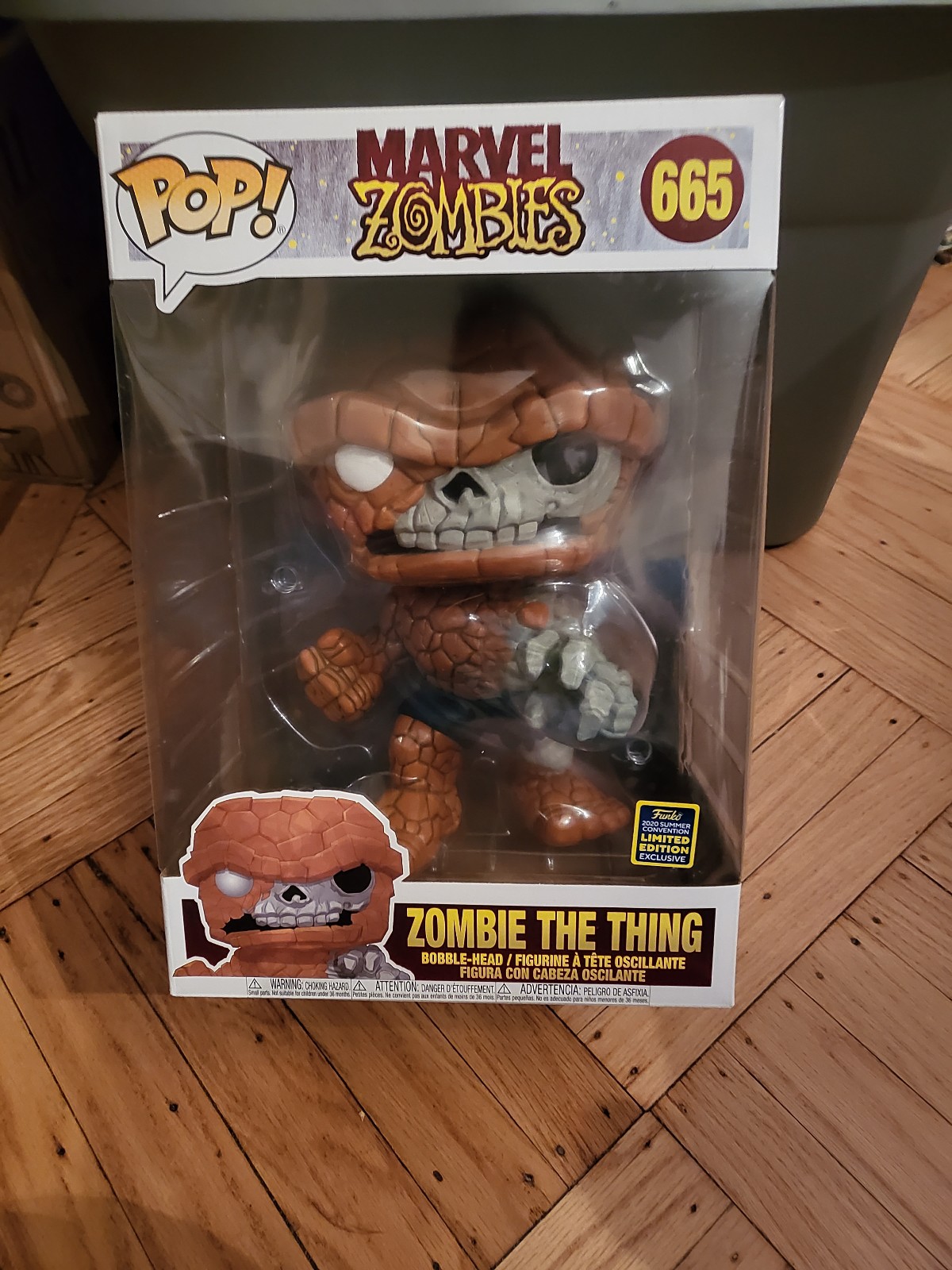Marvel Zombie The Thing LIMITED 10 Supersize Funko Pop