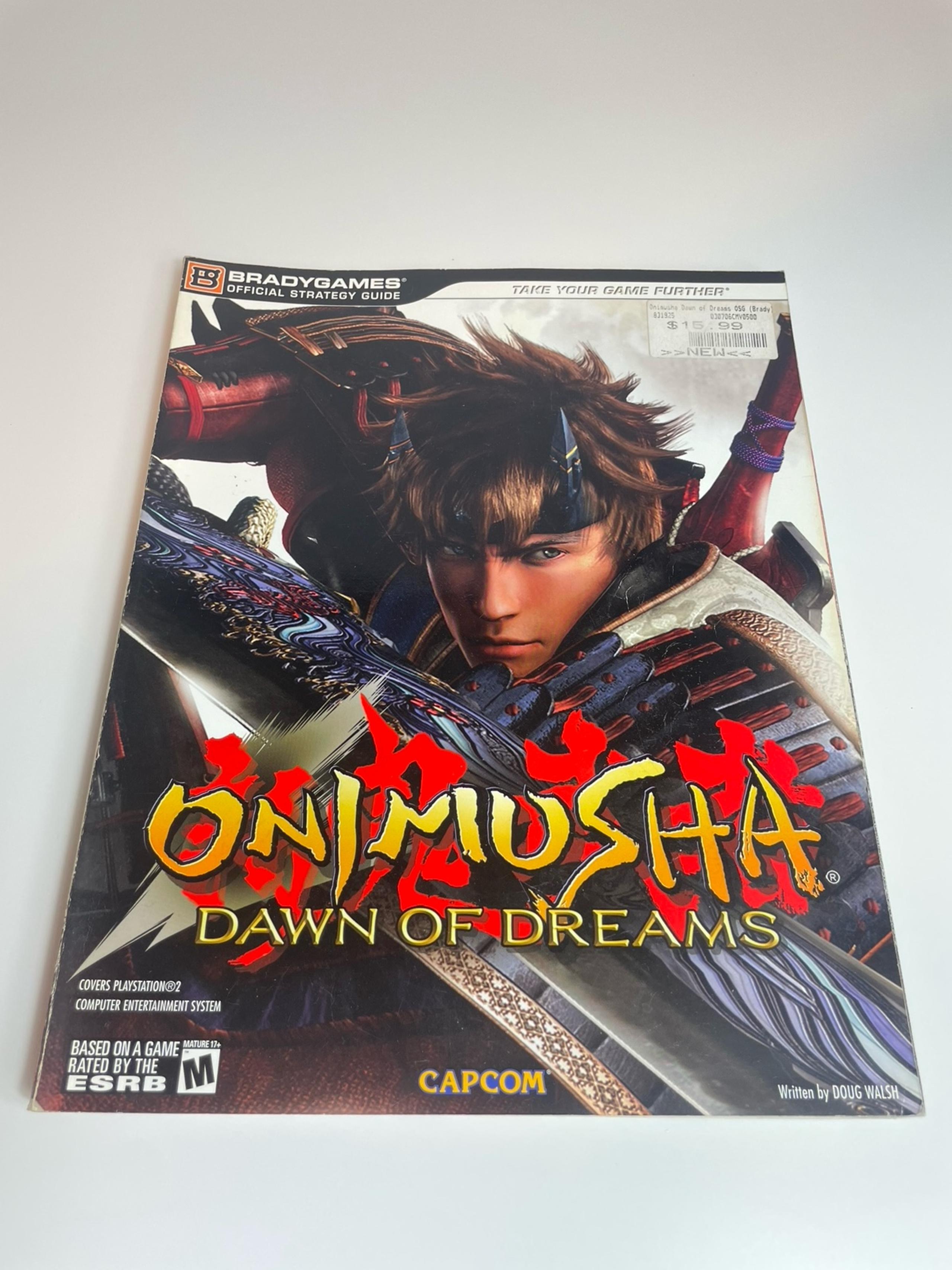 Onimusha Dawn Of Dreams Strategy Guide PS2 PlayStation 2 Capcom