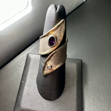 Geometric style ring