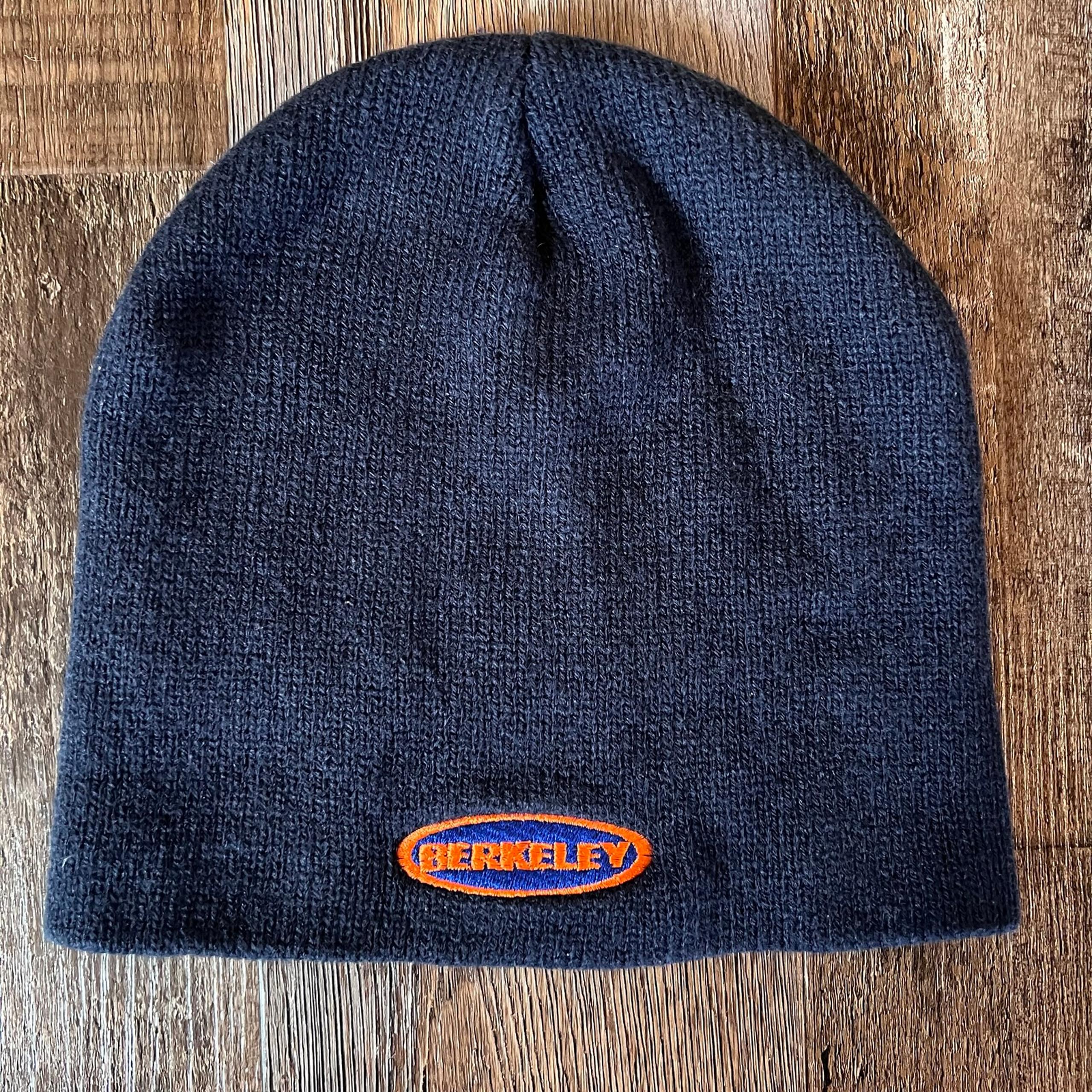 Berkeley California Navy Blue Beanie Adult One Size Skiing Snowboard Vintage