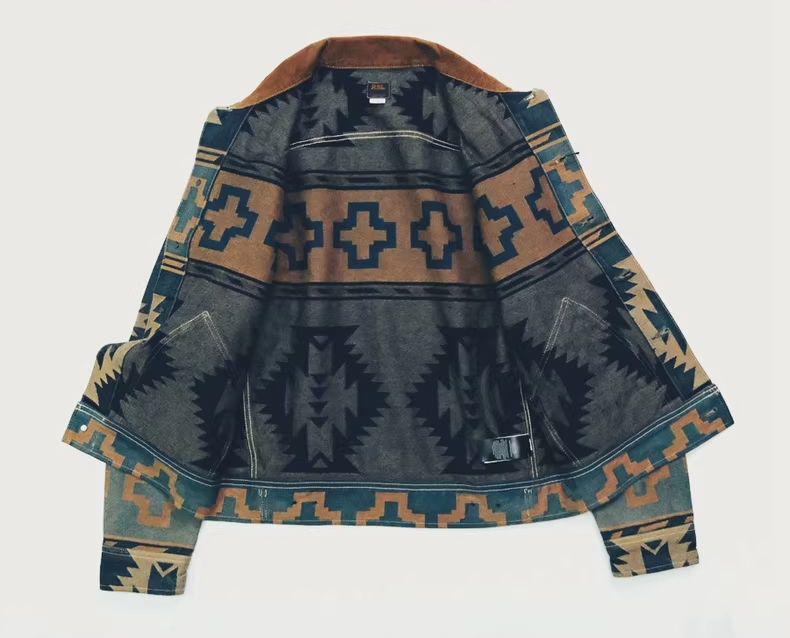 RRL Valero Jacquard Trucker Jacket M