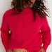 Anthropologie Maeve Crystal Tunic Sweater Pink Rose