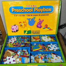 The Learning Journey International 5 In A Box Preschool Playbox 5 Puzzles