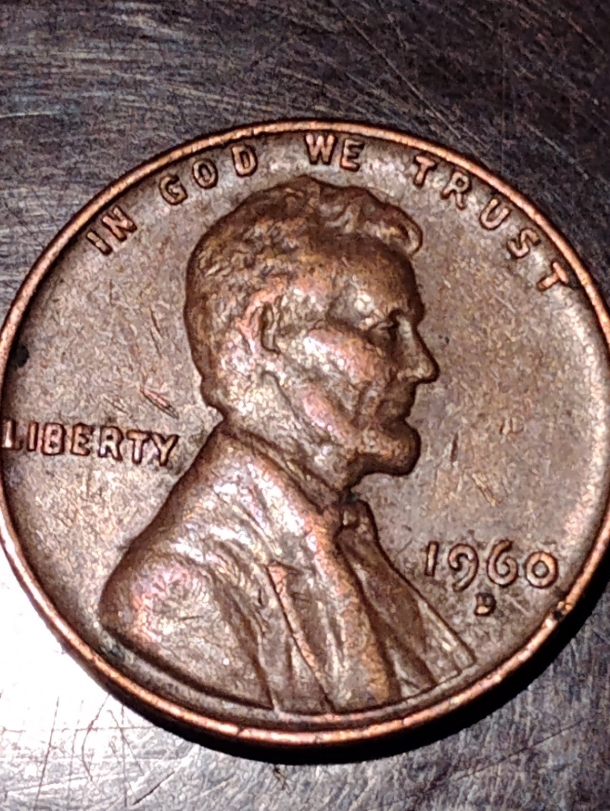 1960 d Denver large Date Brown