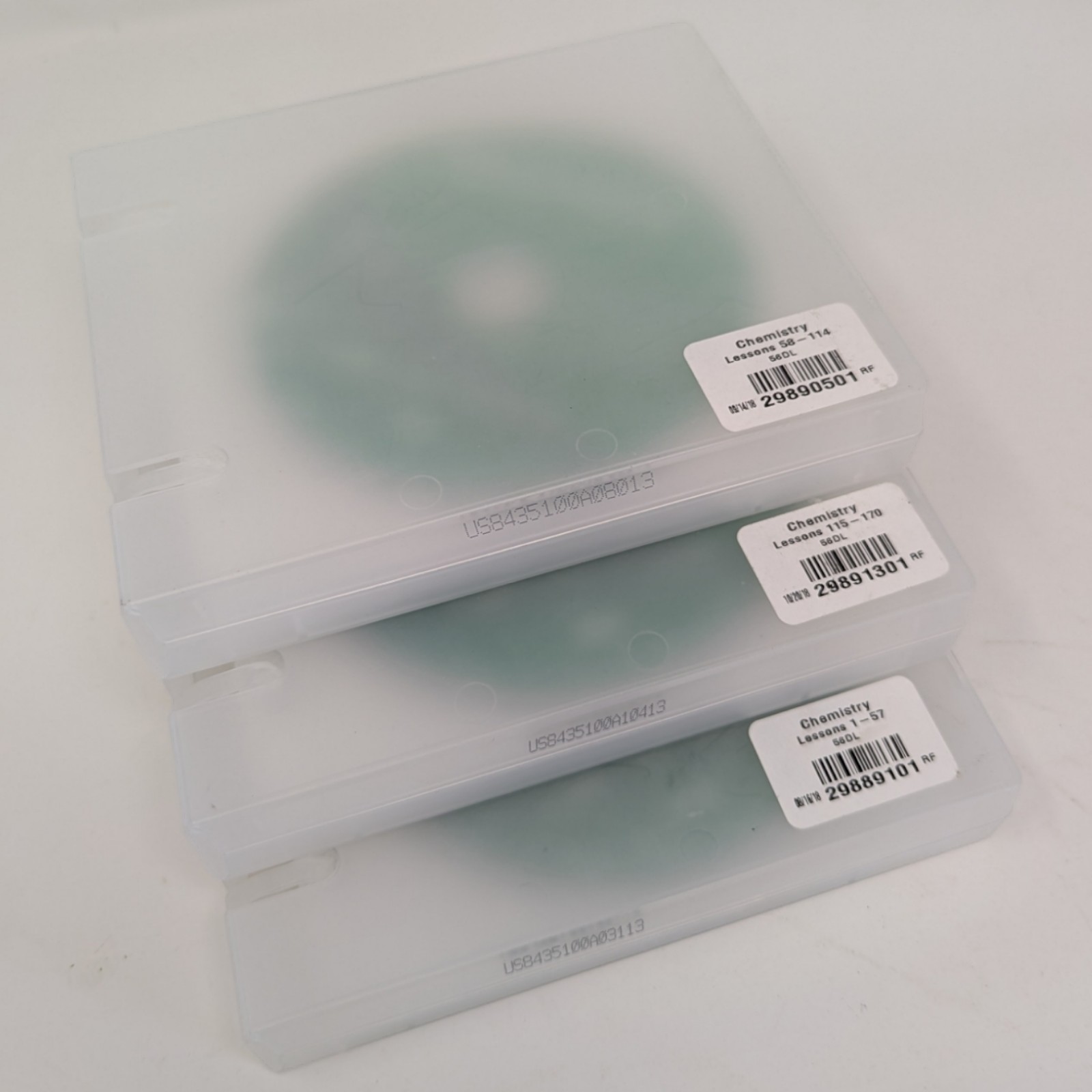 Abeka Chemistry Complete Set DVDs Lessons 1-170 Mr. Ridgley MMXIV