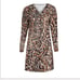 Animal print Duster Kimono Leopard Cardigan sweater