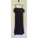 Shoshanna Midnight 10 Black Off-Shoulder Gown Dress Black 53” Length 17.5” PTP