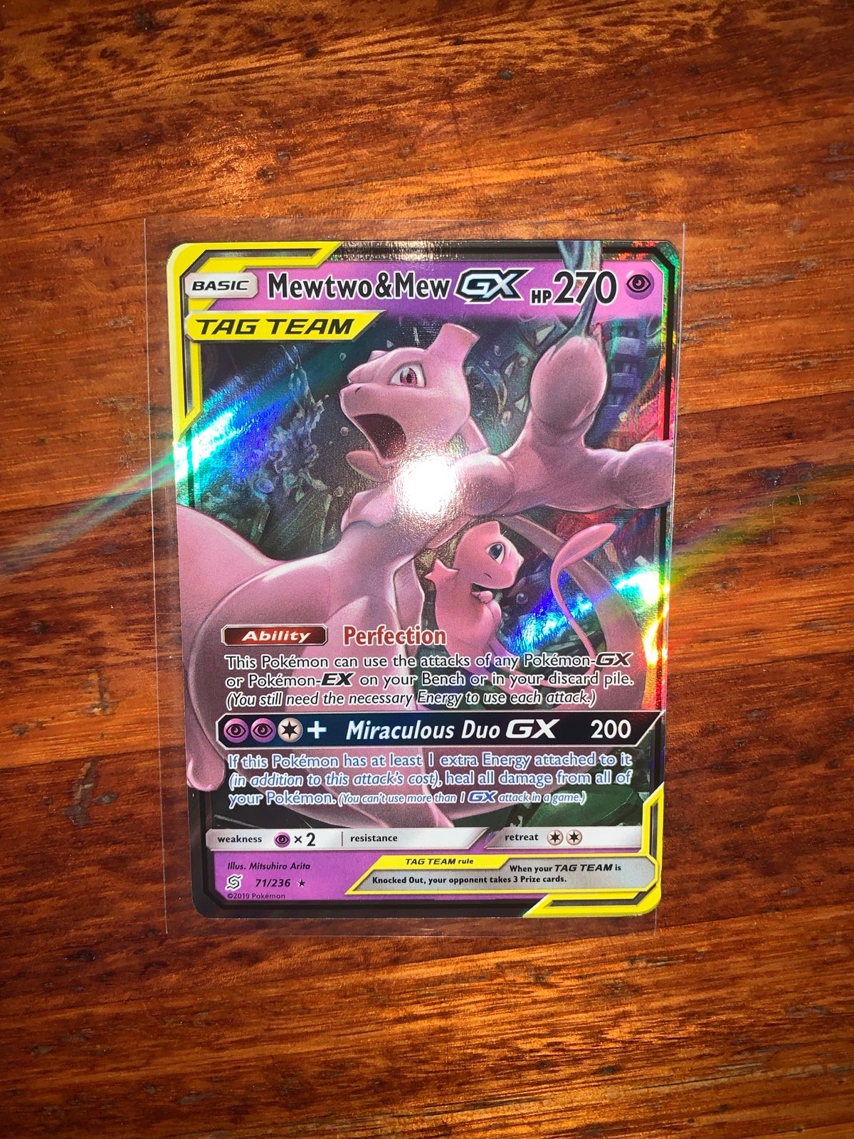 Pokemon Mewtwo and mew GX