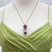 Purple Rose Necklace