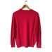 Daniel Bishop Red Merino Wool Sweater Size Large
