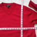 Daniel Bishop Red Merino Wool Sweater Size Large
