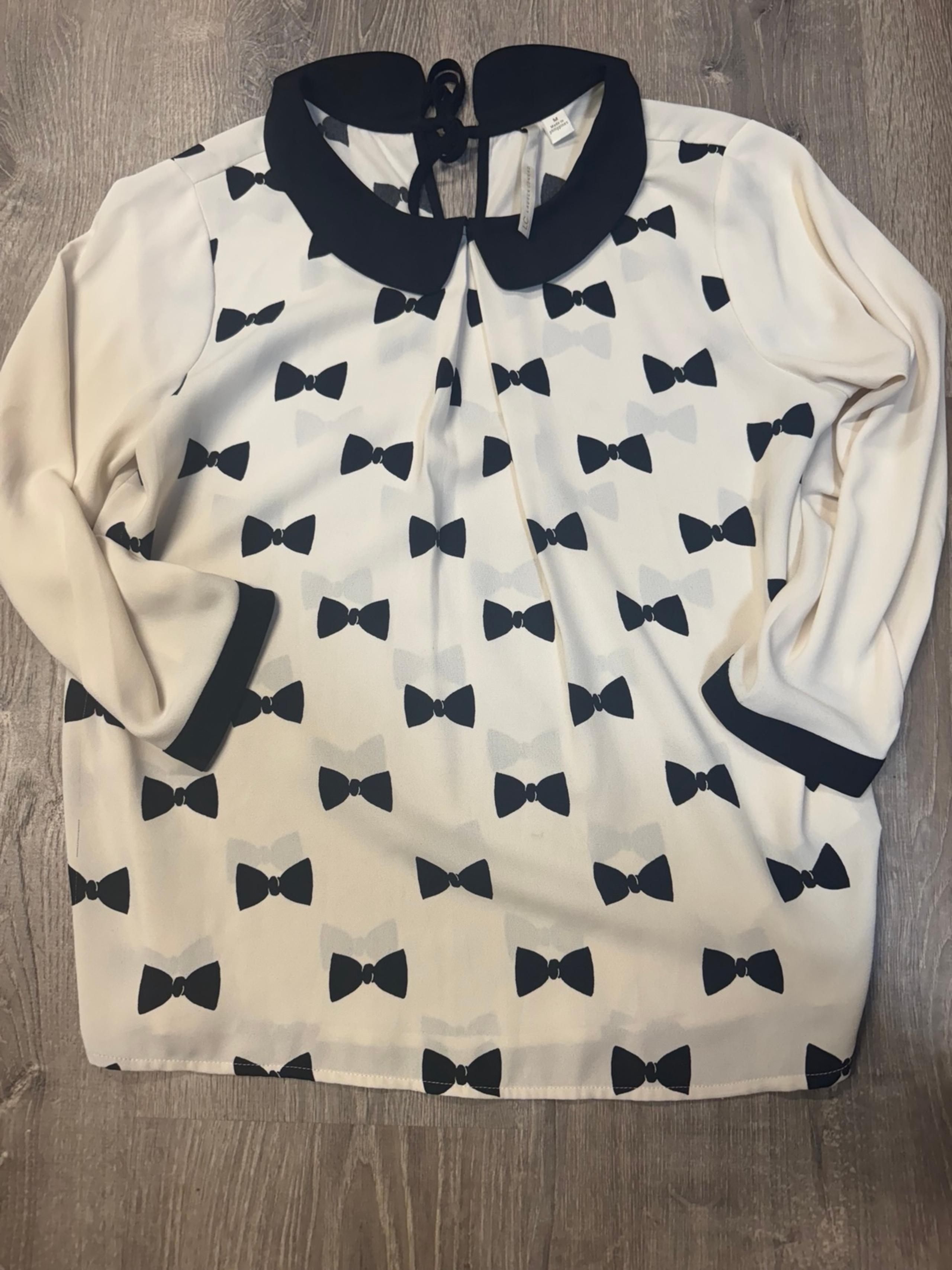 LC lauren conrad BLOUSE medium Shirt Bows Women’s Top