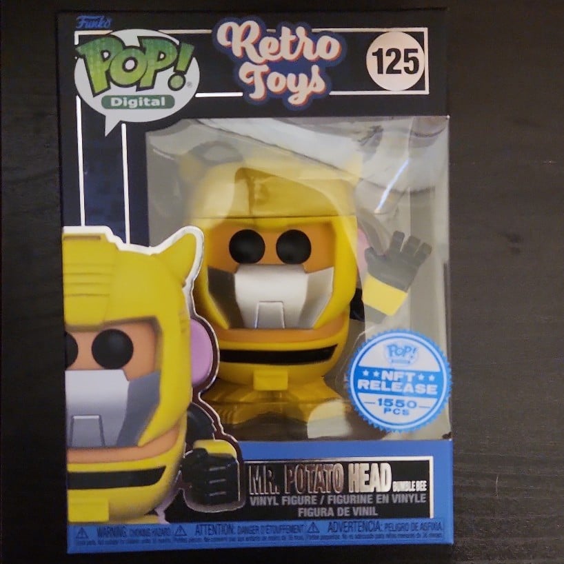 Funko Pop Mr. Potato Head Bumble Bee #125 Legendary Retro Toys exclusive digital