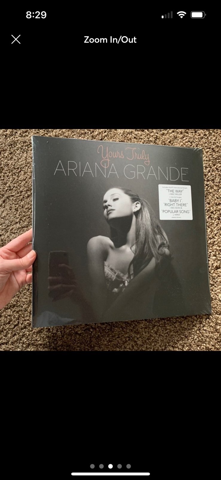 Ariana Grande Yours Truly vinyl record | Mercari
