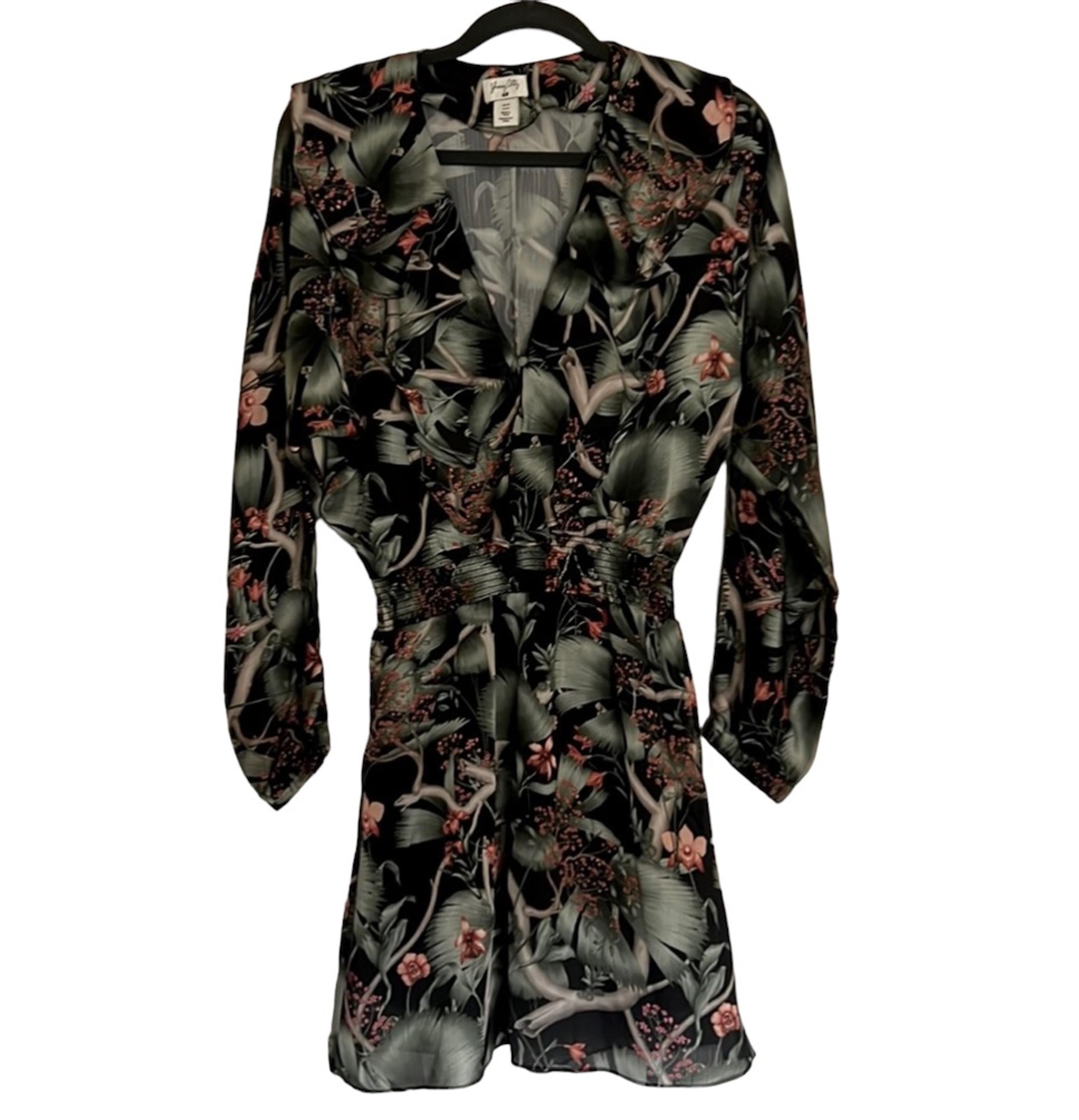 JOHANNA ORTIZ x H&M Tropical Print Multi Dress sz XS