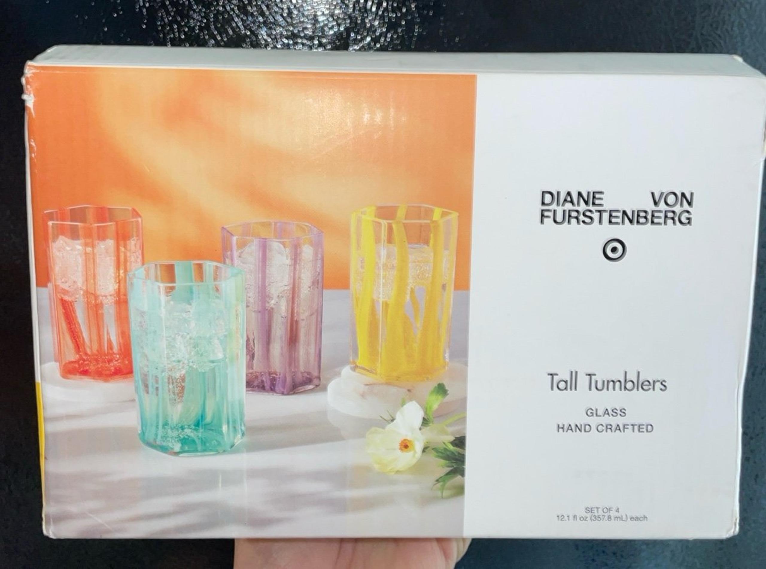 DVF x Target Tall Tumbler Glasses