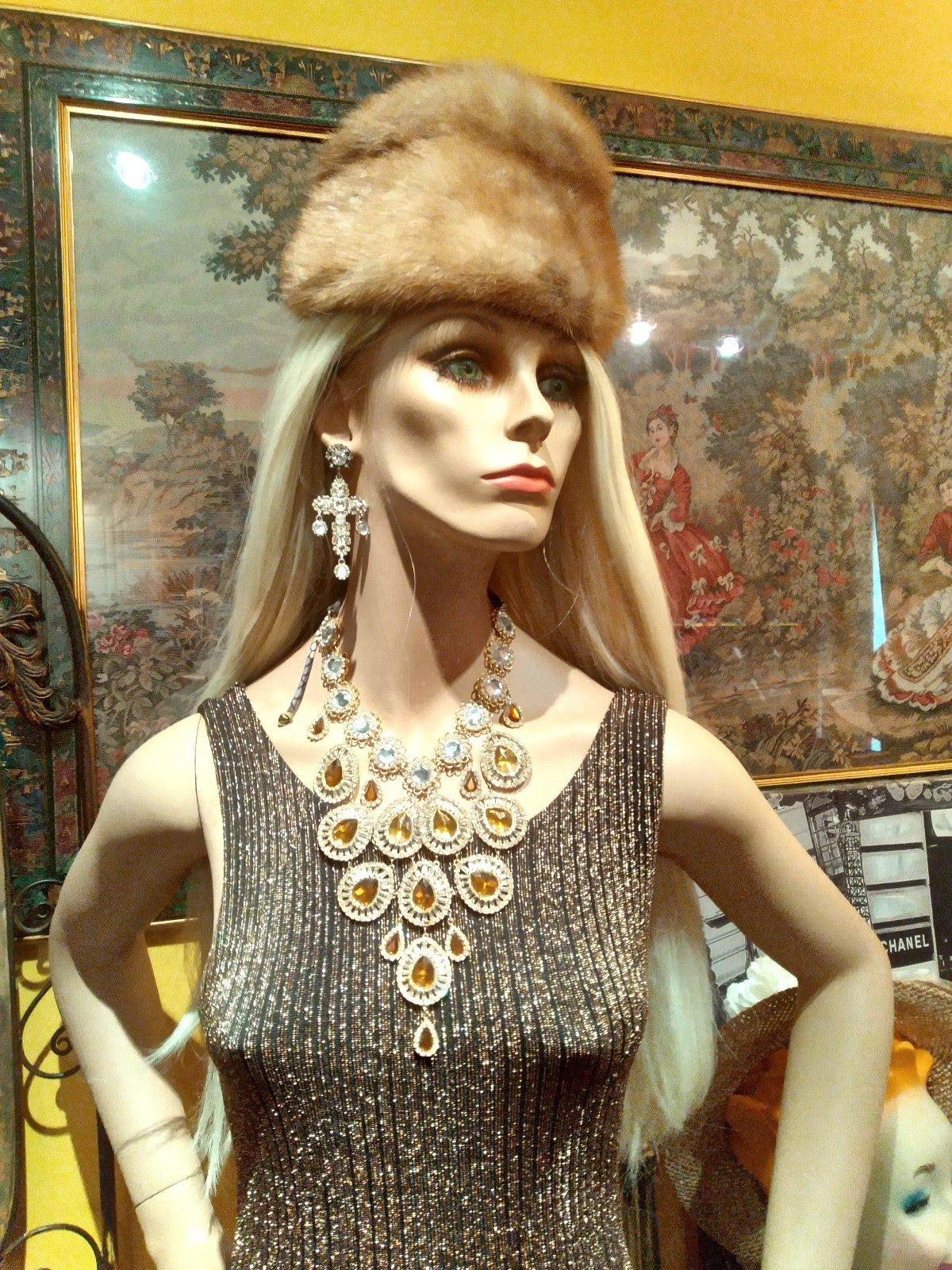 Freiman New York Genuine Mink Fur Hat