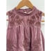 Anthropologie Floreat Halter Tank Top Velvet Burnout Women Size 0 XS Pink Fairy