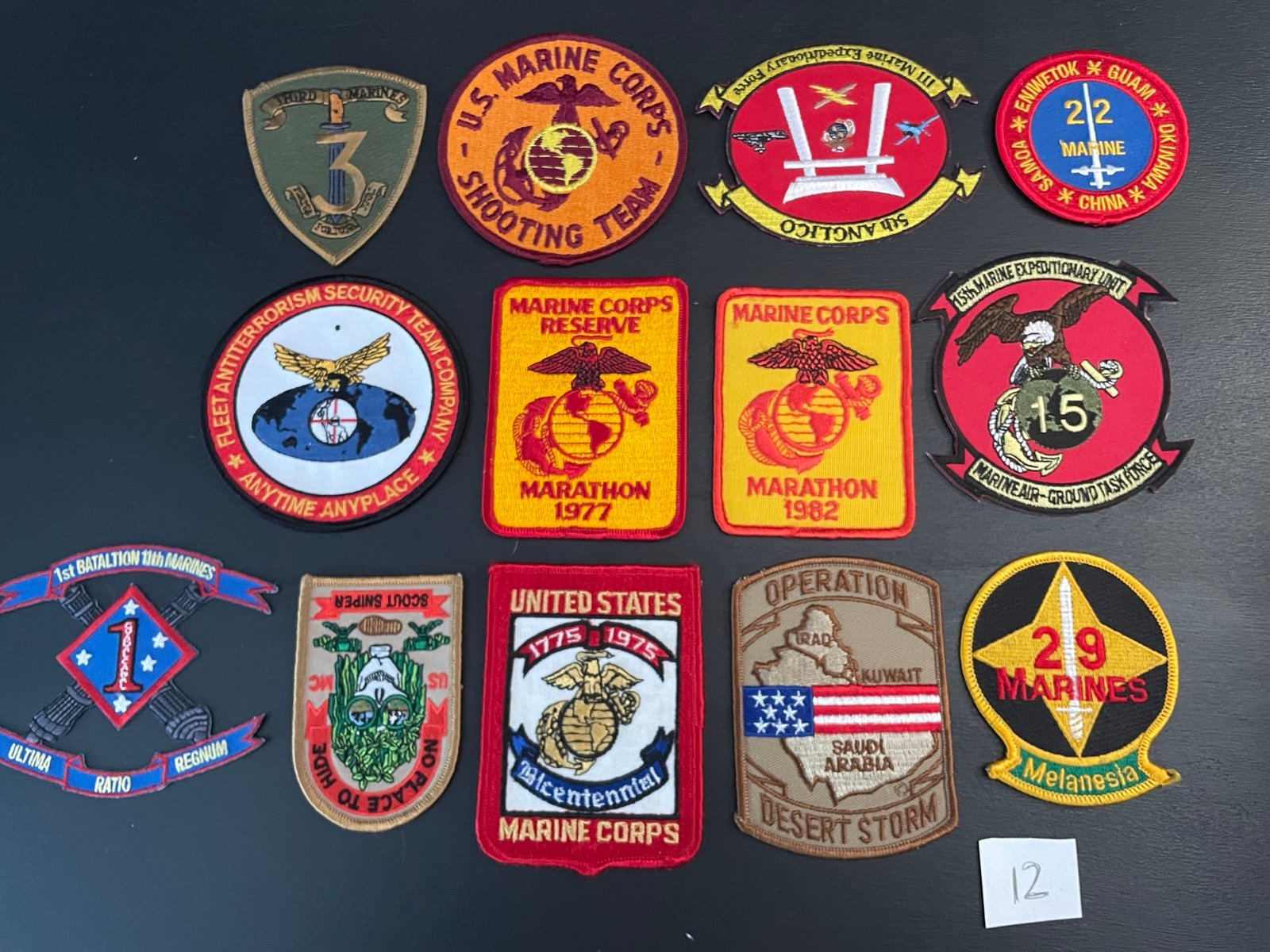 USMC patch lot