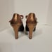 Vintage Yves Saint Laurent Paris T-Strap Two-Tone Heels