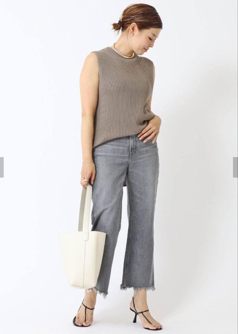 Deuxieme Classe Upper Heights THE TAYLOR CROP DENIM - detail
