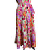 April Cornell Cotton Floral A Line Sleeveless Maxi Shirt Dress Size S Purple Red