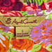 April Cornell Cotton Floral A Line Sleeveless Maxi Shirt Dress Size S Purple Red