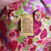 April Cornell Cotton Floral A Line Sleeveless Maxi Shirt Dress Size S Purple Red