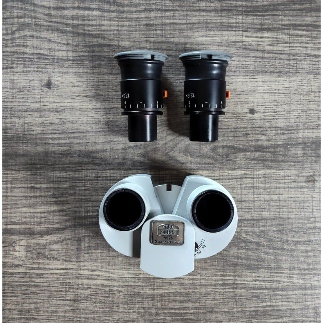 Carl Zeiss f=125 Binocular with 12.5x Eyepieces Made in Germany