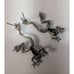 90s Signed Silver Dart Frog Earrings Vintage Rare Sterling Funky Forest Fun Boho