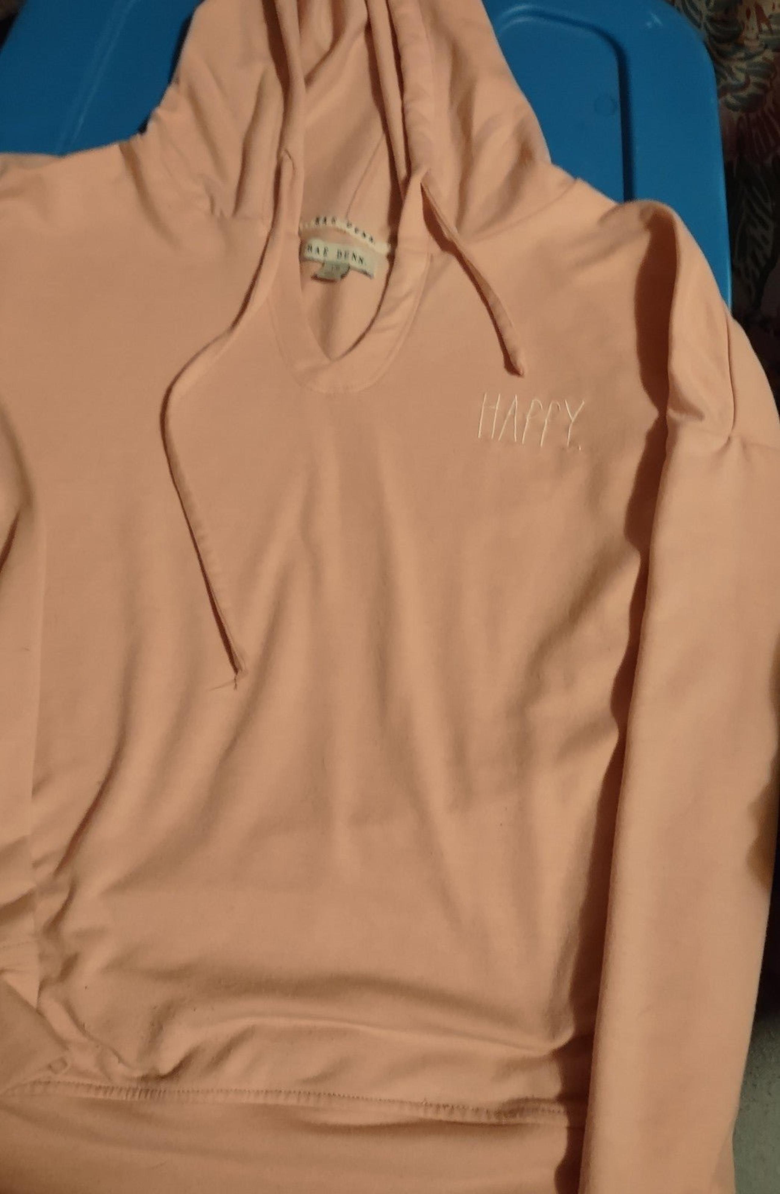 Rae Dunn pink Happy Sweatshirt Large