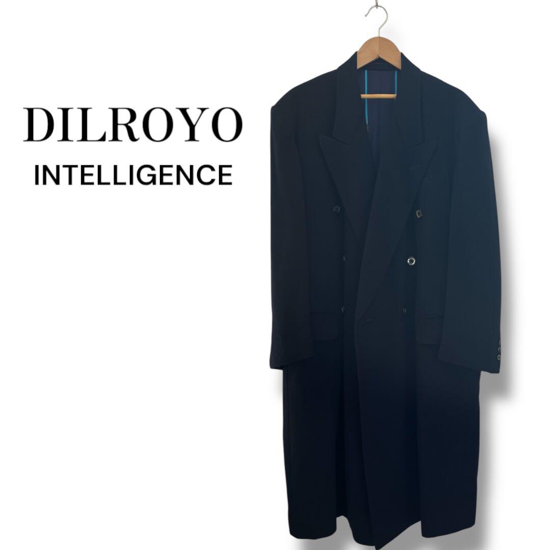 DILROYO INTELLIGENCE Navy Chester Coat, London