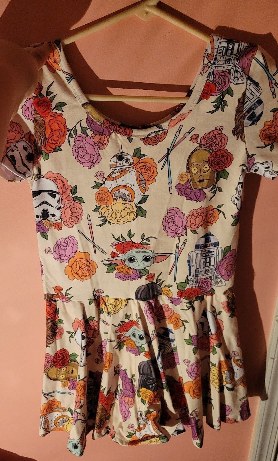 Wild Rich Kids - Disney Vintage Floral Star Star Wars - 13/14 Skirted Leo