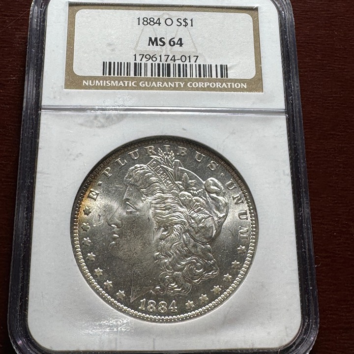 1884-O Morgan Silver Dollar NGC MS64 74017