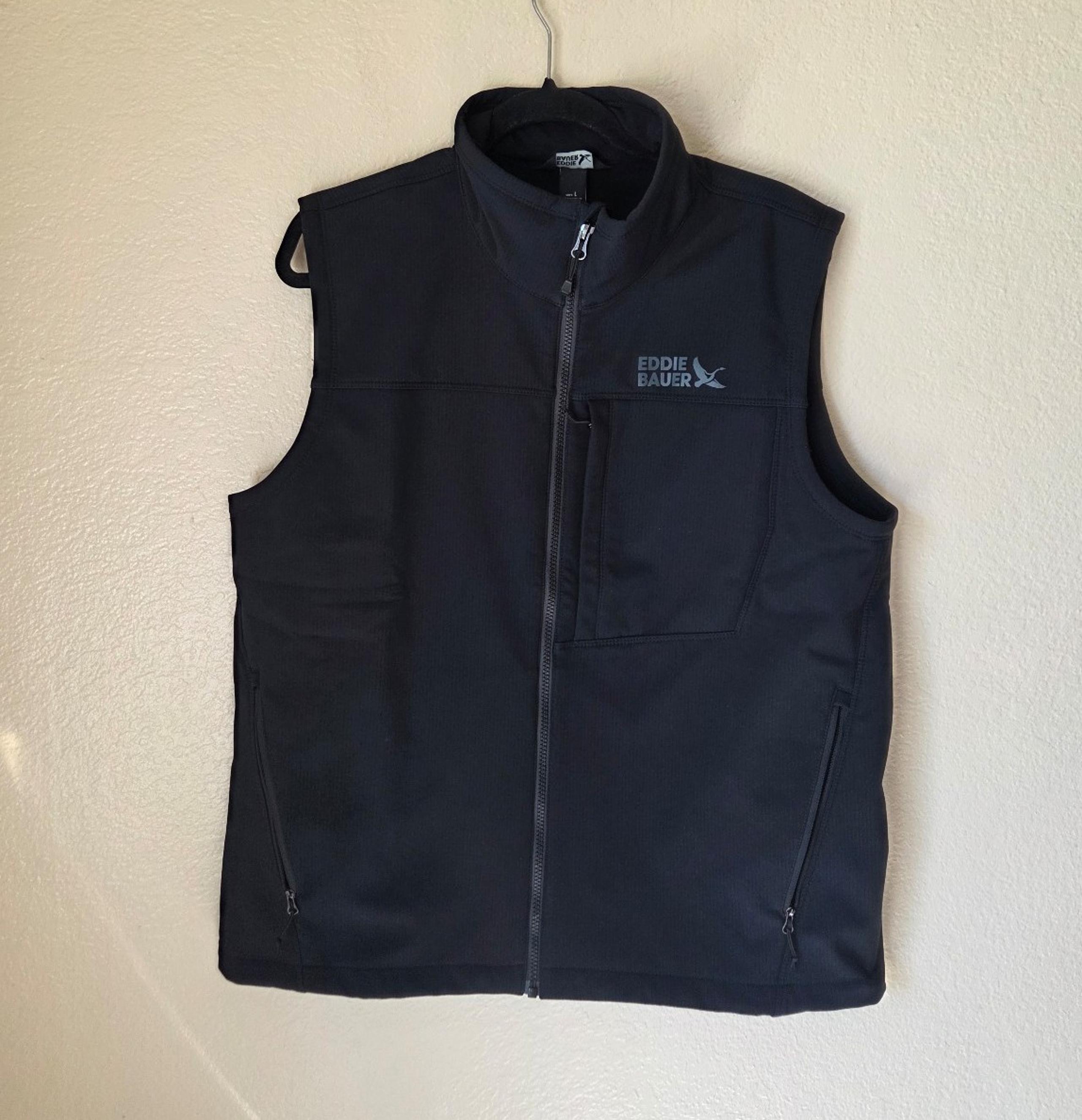 Eddie Bauer Black Mens Vest size Large