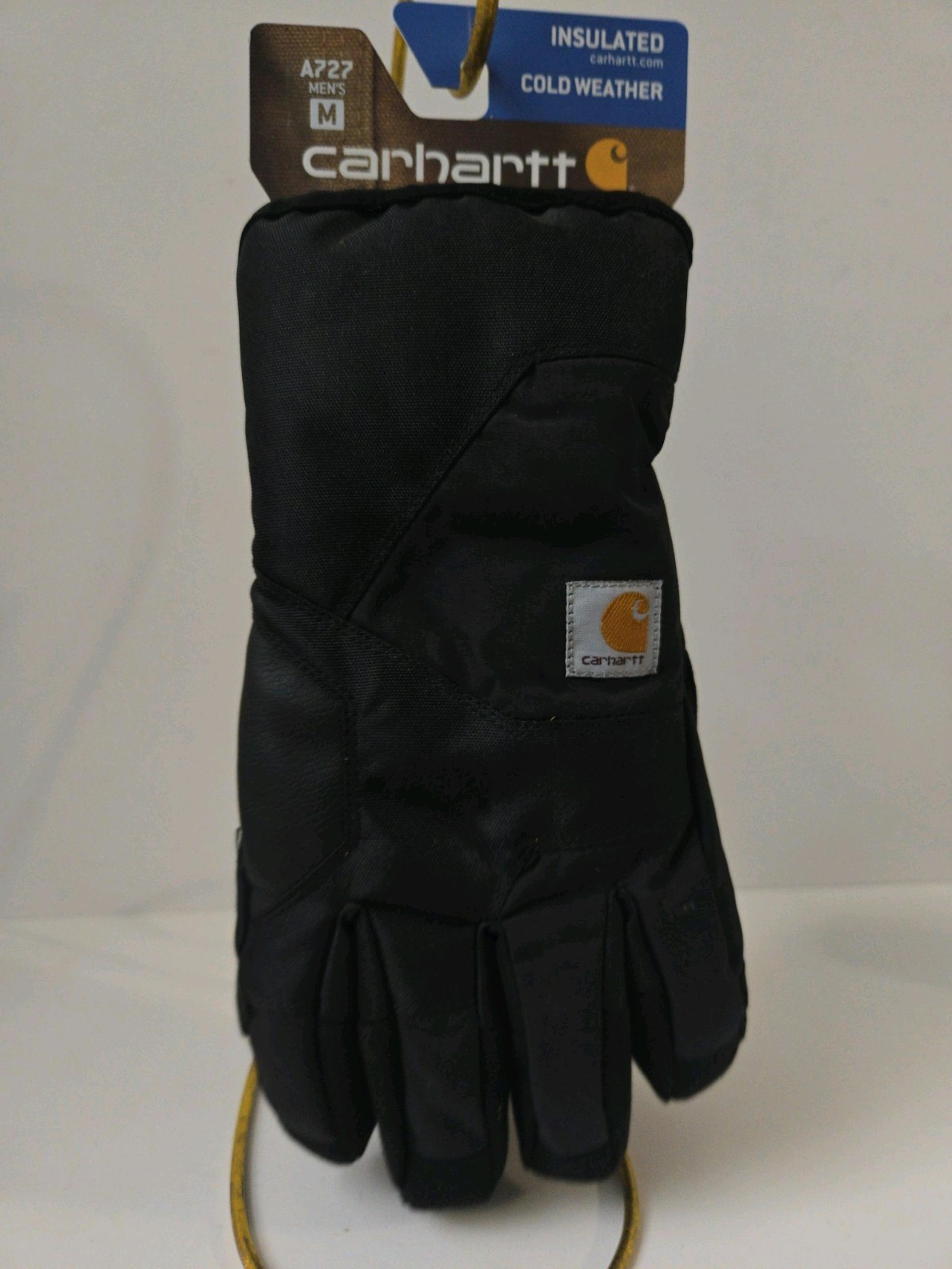 Carhartt Mens Work Gloves A727 Winter Insulated black/ grey