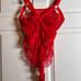 Woman Sexy Lingerie bodysuit set red