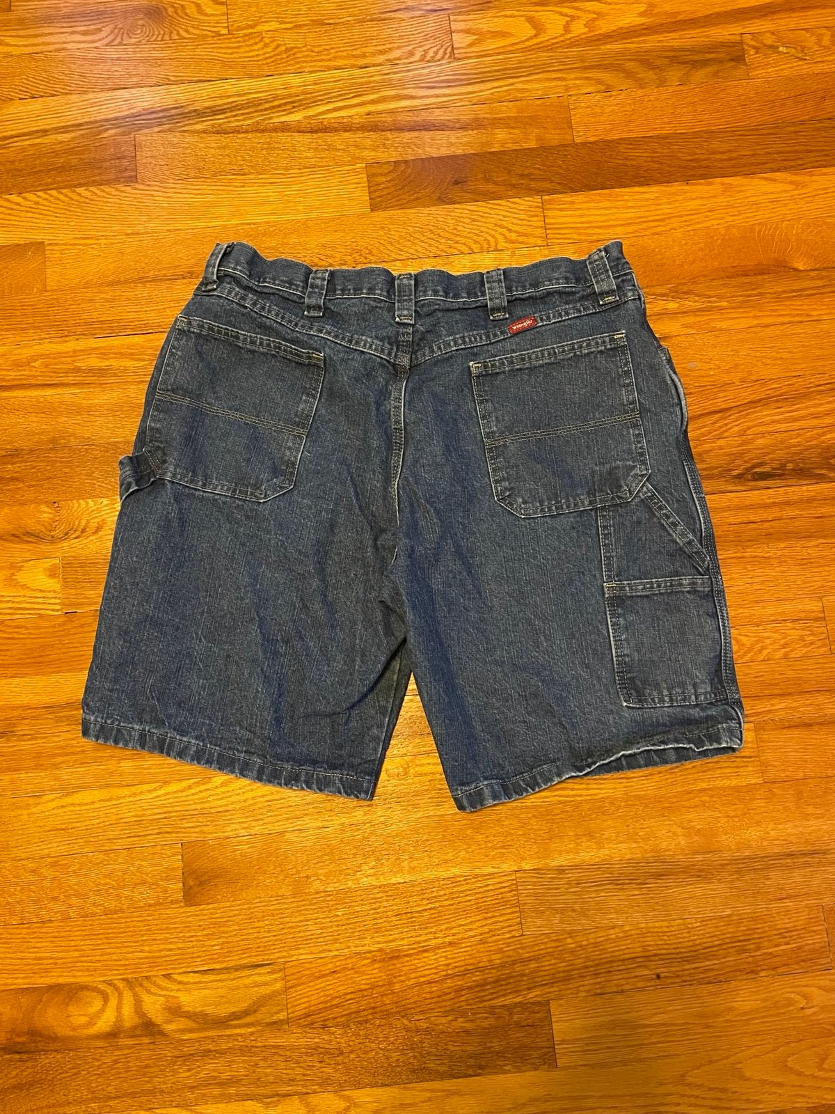 Y2K Wrangler Carpenter Jorts Jean Shorts baggy size 36 Hypebeast trendy fashion