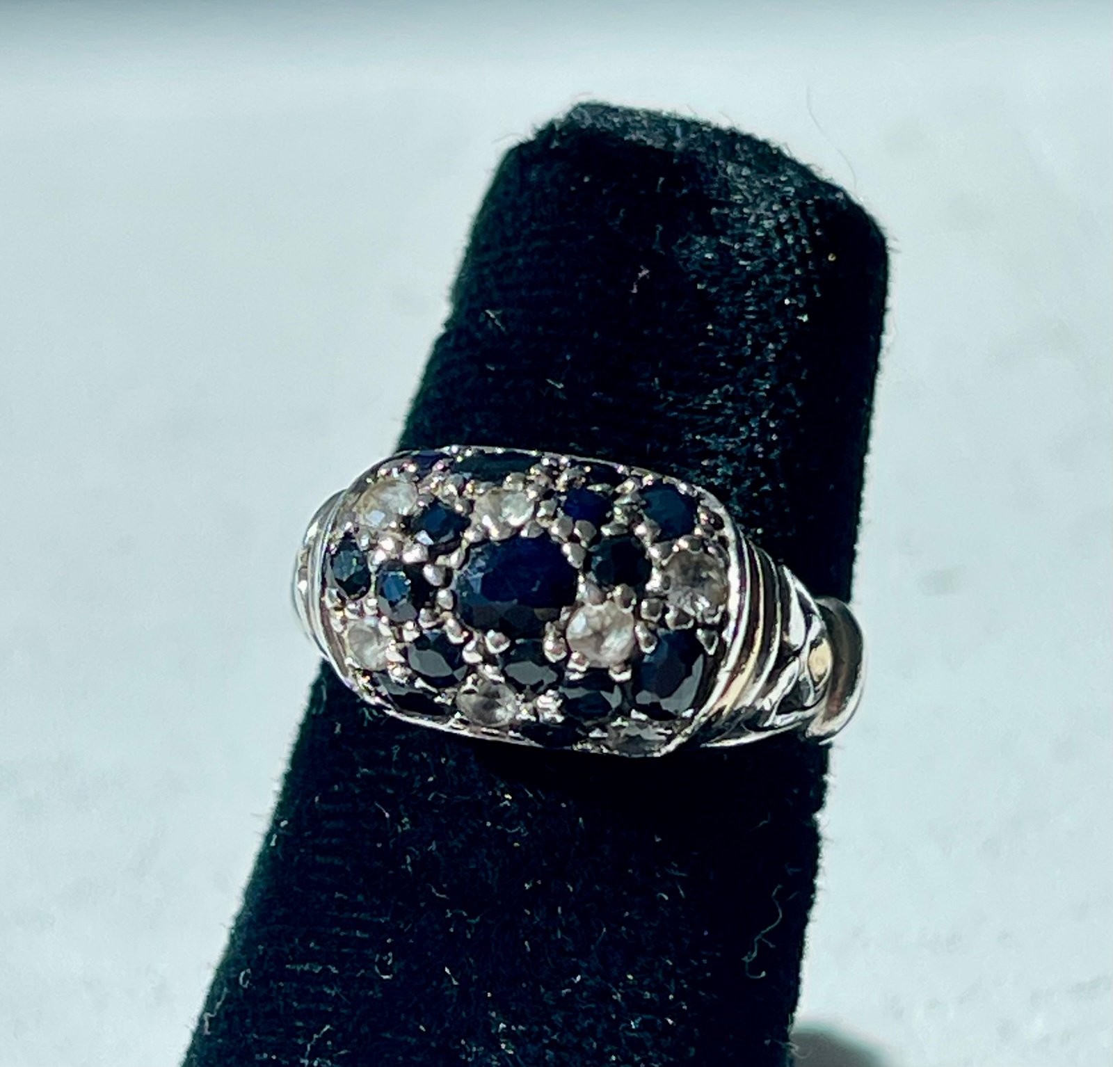 JOHN HARDY KALI PURE LAVAFIRE GARDEN COLORWAY GEM DOME RING 18k STERLING RING 6