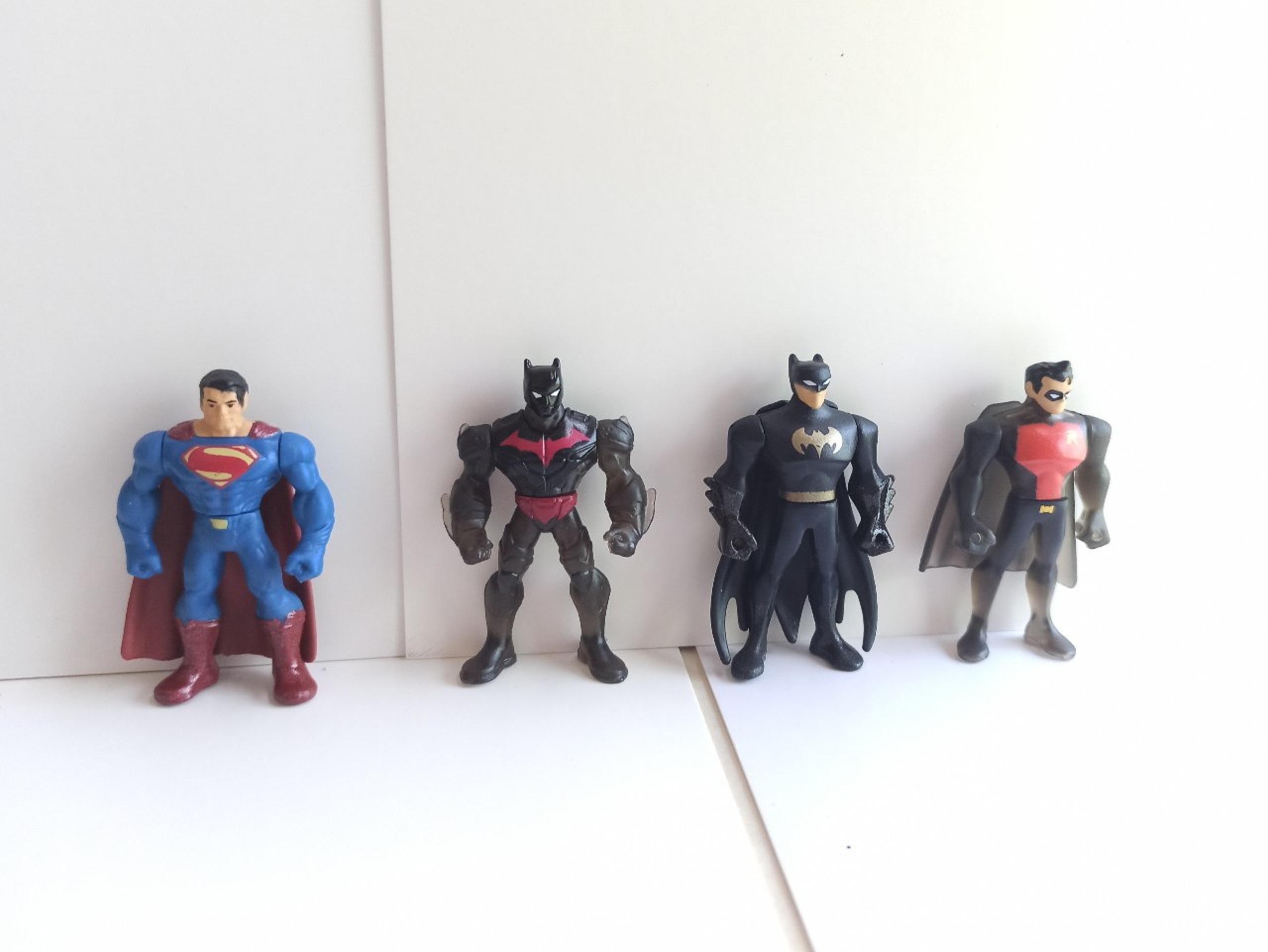 DC Comics Mighty Minis Figures Superman Batman Robin Mattel 2015