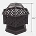 Wood Burning Fire Pit Outdoor Heater Backyard Patio Stove Fireplace Backyard