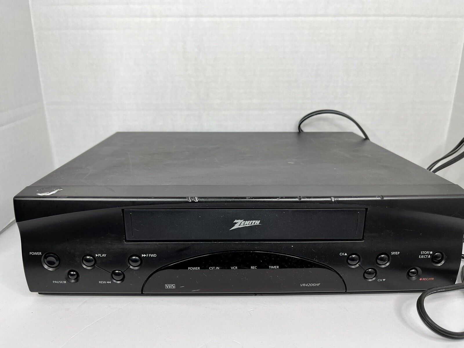 Zenith VR4206HF VHS Player VCR Recorder Stereo VHS TESTED AND WORKING No remote