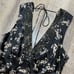 2000s Bebe Silk Blend Bow Babydoll Cami Top Black Cream Womens Size Large
