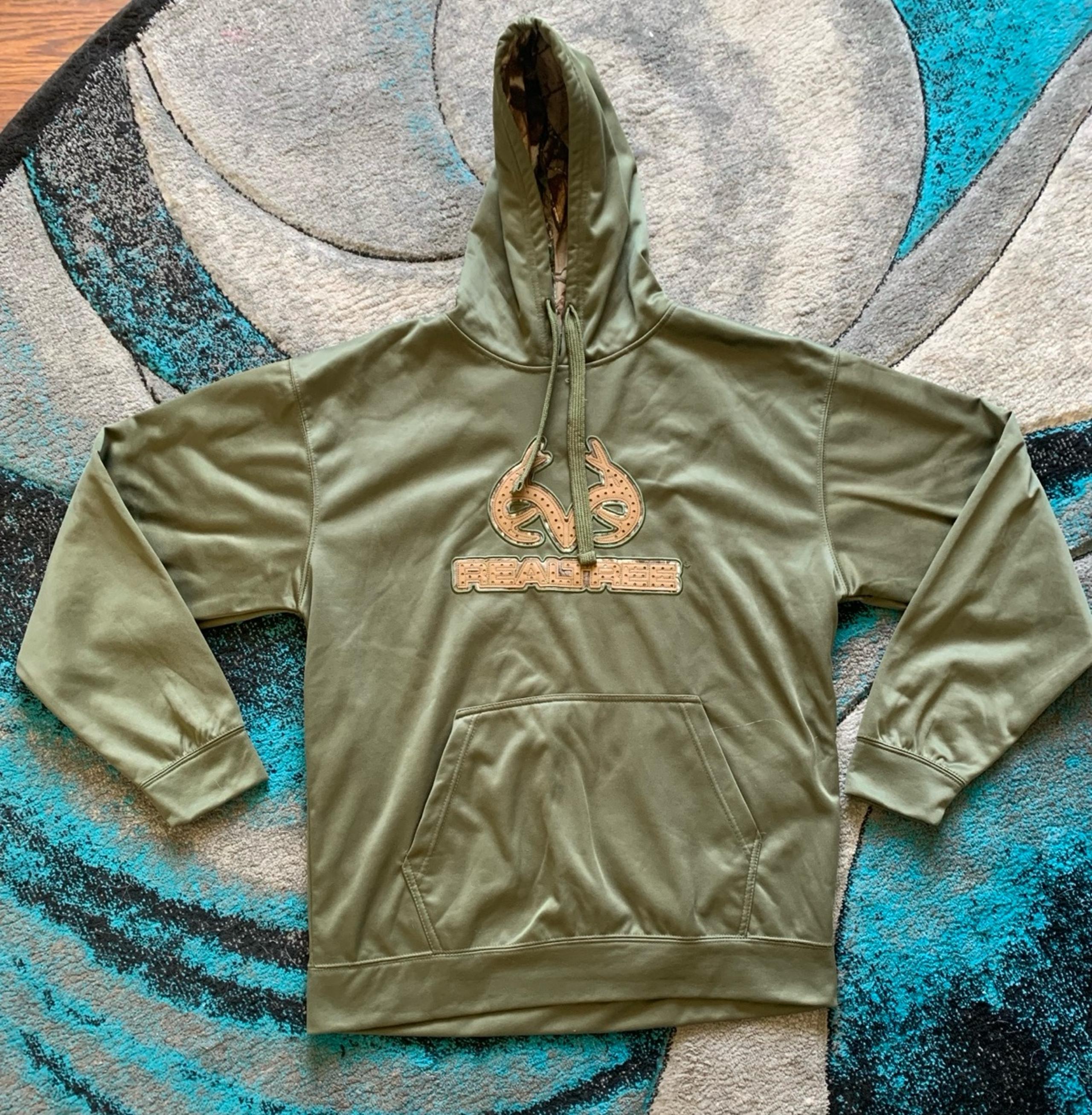 RealTree Camo Dry Fit Fleece Lined Hoodie!