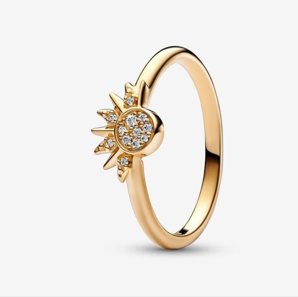 PANDORA SPARKLING HEAVENLY SUN RING