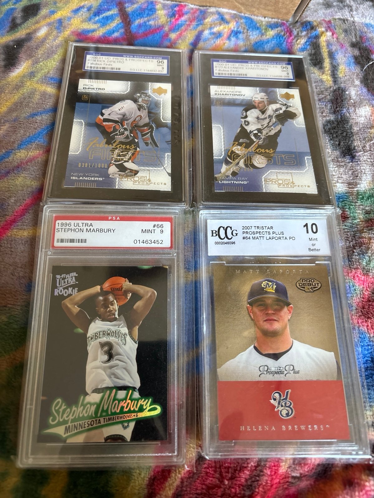 Lot of mixed sports graded cards