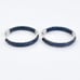 Vintage JBB Sterling Silver 925 Iolite Hoop Earrings