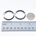 Vintage JBB Sterling Silver 925 Iolite Hoop Earrings