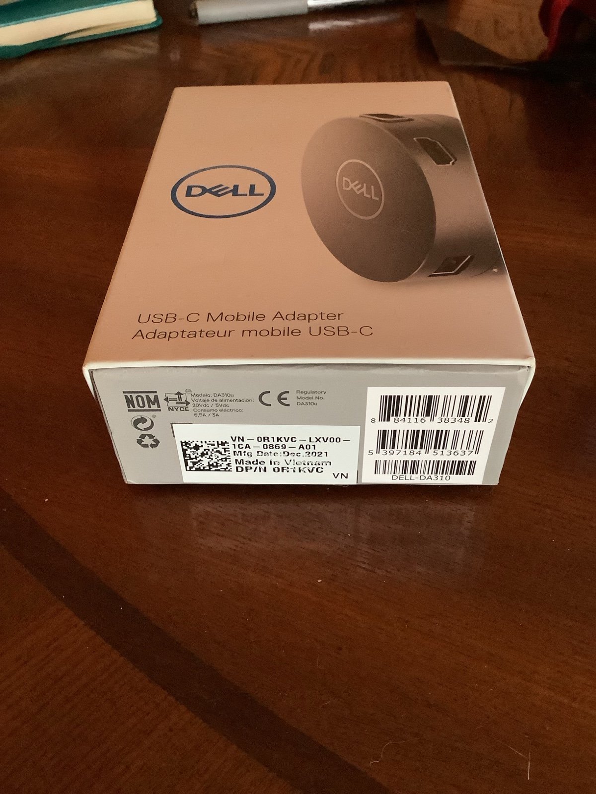 Dell USB-C mobile adapter modle DELL-DA310 (7 in 1)